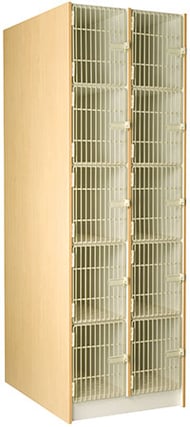 cover 10 Compartment Instrument Storage Lockers - 40